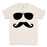 Natural moustache and sunglasses Classic Tee - artisFamous