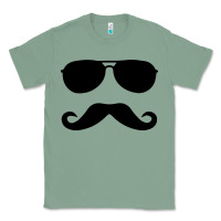 Sage moustache and sunglasses Classic Tee - artisFamous