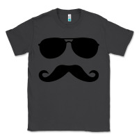 Smoke moustache and sunglasses Classic Tee - artisFamous