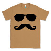 Toasted Coconut moustache and sunglasses Classic Tee - artisFamous