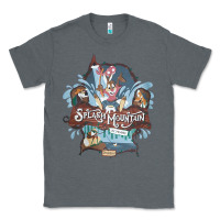 Charcoal Heather Splash Mountain Classic Tee - artisFamous