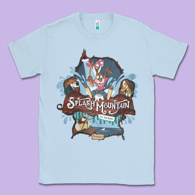 Splash Mountain Classic Tee Designed By Artisfamous