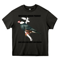 Asphalt Western Ground Parrot Rare Wild And West Australia Heavy Core Tee - Bettercallsaul