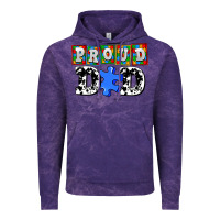 Cloud Purple proud dad Vintage Hoodie - AdoDesignShop