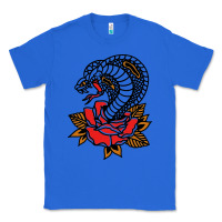 True Royal the king cobra snake and rose Classic Tee - artisFamous