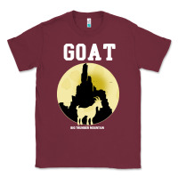 Burgundy big thunder mountain goat Classic Tee - artisFamous