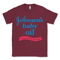 Burgundy johnson's baby oil Classic Tee - artisFamous