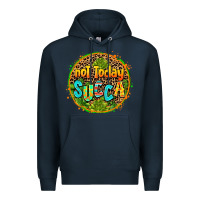 Navy not today succa Premium Hoodie - AdoDesignShop