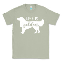 Matcha golden retriever - life is golden white Classic Tee - artisFamous