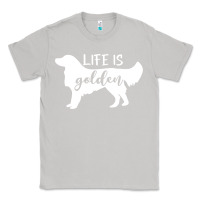 Moon Dust golden retriever - life is golden white Classic Tee - artisFamous