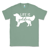 Sage golden retriever - life is golden white Classic Tee - artisFamous
