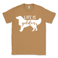 Toasted Coconut golden retriever - life is golden white Classic Tee - artisFamous