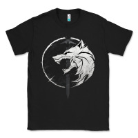 Black Witcher Wolf Classic Tee - artisFamous
