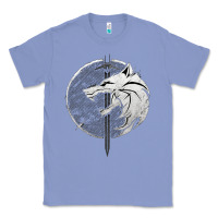 Colony Blue Witcher Wolf Classic Tee - artisFamous