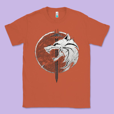 Witcher Wolf Classic Tee Designed By Artisfamous