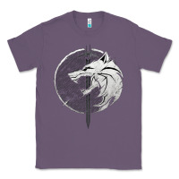 Lavender Witcher Wolf Classic Tee - artisFamous
