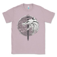 Lilac Witcher Wolf Classic Tee - artisFamous