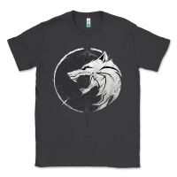 Smoke Witcher Wolf Classic Tee - artisFamous