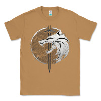 Toasted Coconut Witcher Wolf Classic Tee - artisFamous
