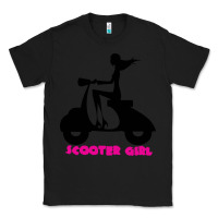 Black scooter girl Classic Tee - artisFamous