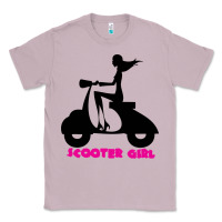 Lilac scooter girl Classic Tee - artisFamous