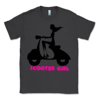 Smoke scooter girl Classic Tee - artisFamous
