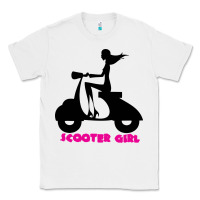 White scooter girl Classic Tee - artisFamous