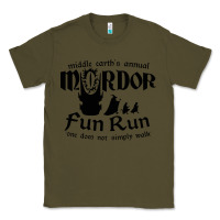 Army Green mordor fun run Classic Tee - artisFamous
