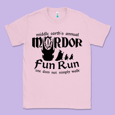 Mordor Fun Run Classic Tee Designed By Artisfamous