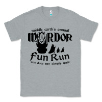 Heather Grey mordor fun run Classic Tee - artisFamous