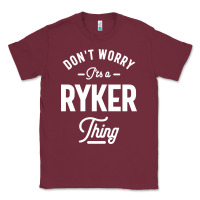 Burgundy Ryker Personalized Name Birthday Gift Classic Tee - artisFamous