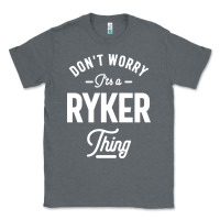 Charcoal Heather Ryker Personalized Name Birthday Gift Classic Tee - artisFamous