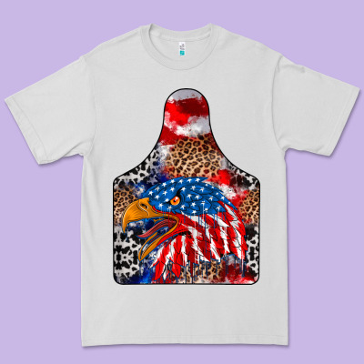 America Premium Tee Designed By Cowhidedigitalart