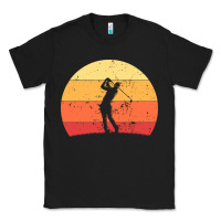 Black Vintage Retro Golf | Golfers Classic Tee - artisFamous