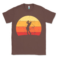 Chestnut Vintage Retro Golf | Golfers Classic Tee - artisFamous