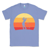 Colony Blue Vintage Retro Golf | Golfers Classic Tee - artisFamous