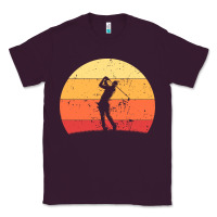 Plum Vintage Retro Golf | Golfers Classic Tee - artisFamous