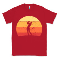 Red Vintage Retro Golf | Golfers Classic Tee - artisFamous