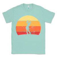 Seafoam Vintage Retro Golf | Golfers Classic Tee - artisFamous