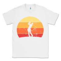 White Vintage Retro Golf | Golfers Classic Tee - artisFamous