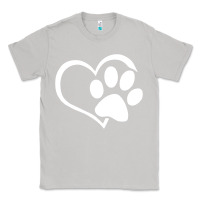 Moon Dust dog dad mom puppy shirt love dogs paw print heart women men  shirt Classic Tee - artisFamous
