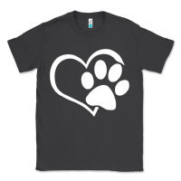 Smoke dog dad mom puppy shirt love dogs paw print heart women men  shirt Classic Tee - artisFamous