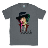 Charcoal Heather jimi hendrix Classic Tee - artisFamous