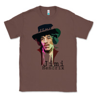 Chestnut jimi hendrix Classic Tee - artisFamous