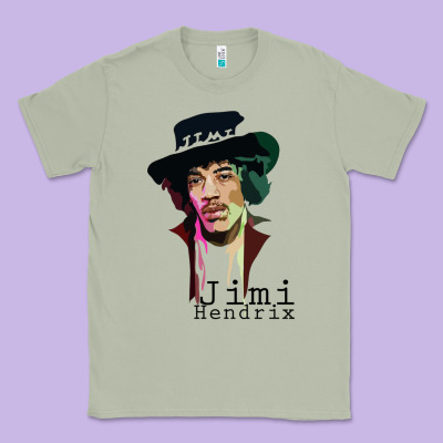 Jimi Hendrix Classic Tee Designed By Artisfamous