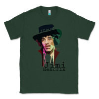 Sports Green jimi hendrix Classic Tee - artisFamous