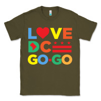 Army Green love dc gogo Classic Tee - artisFamous