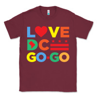 Burgundy love dc gogo Classic Tee - artisFamous