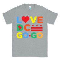 Heather Grey love dc gogo Classic Tee - artisFamous