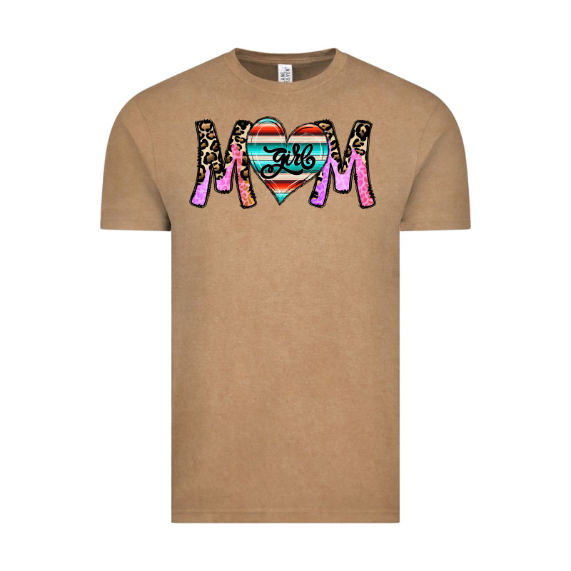 Girl Mom Vintage Tee by CowhideDigitalArt | Teevron